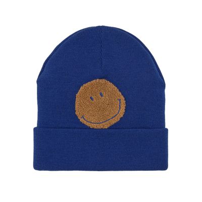Merino Beanie - Hat, Little Gang Smile blue