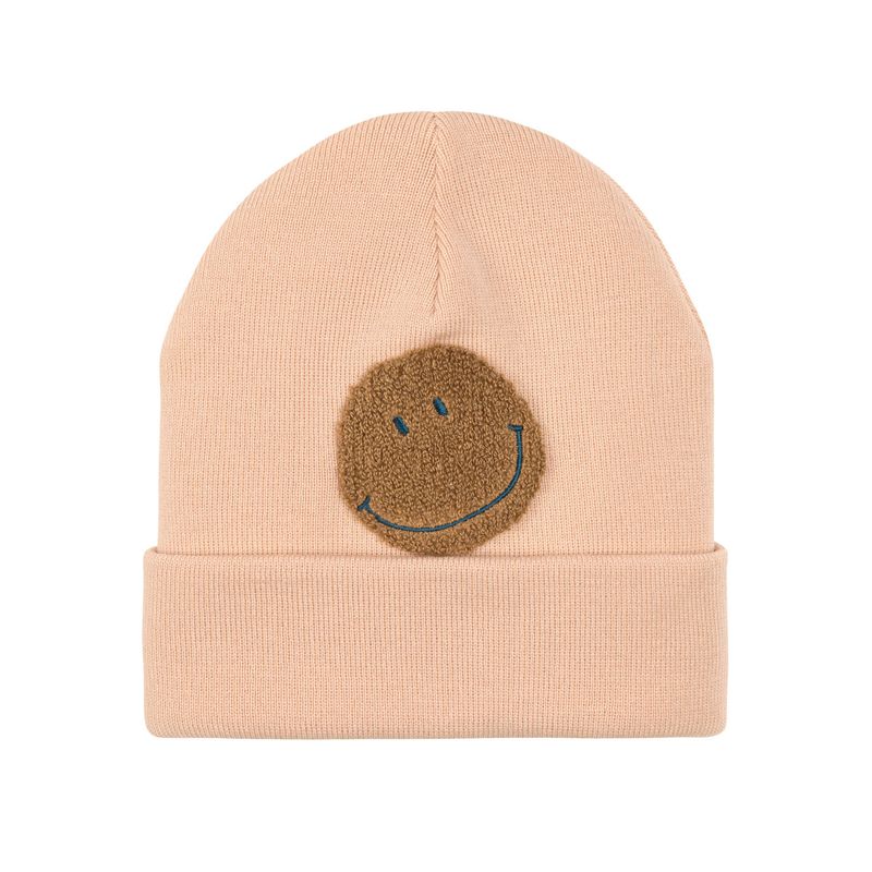 Merino Beanie - Hat, Little Gang Smile light pink