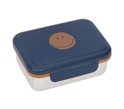 Lunchbox Stainless Steel Little Gang Smile navy