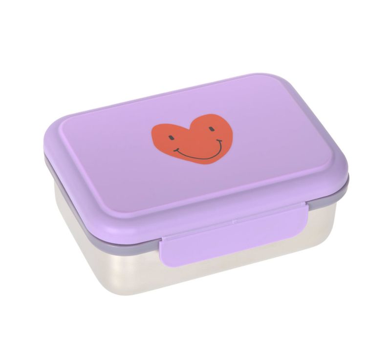 Lunchbox Stainless Steel Little Gang Heart lilac