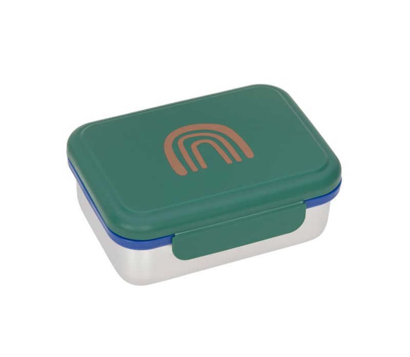 Lunchbox Stainless Steel Little Gang Rainbow green