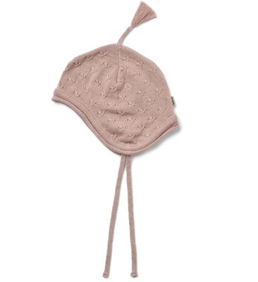Gebreide muts Muma “dry Rose “ Gebreide muts Muma “dry Rose “