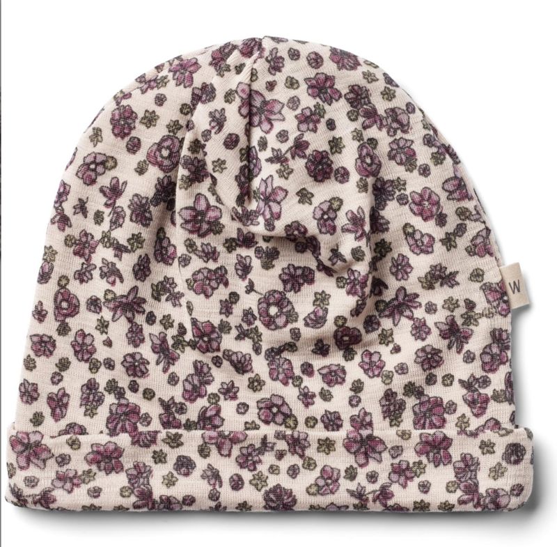 Wollen muts Emo” autumn Flowers”