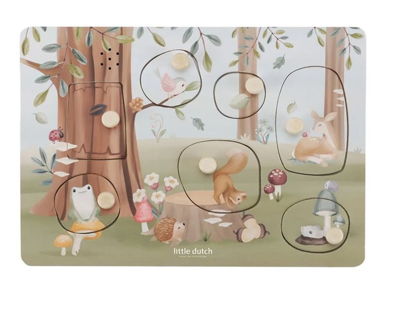 Geluidenpuzzel hout ­ Forest Friends