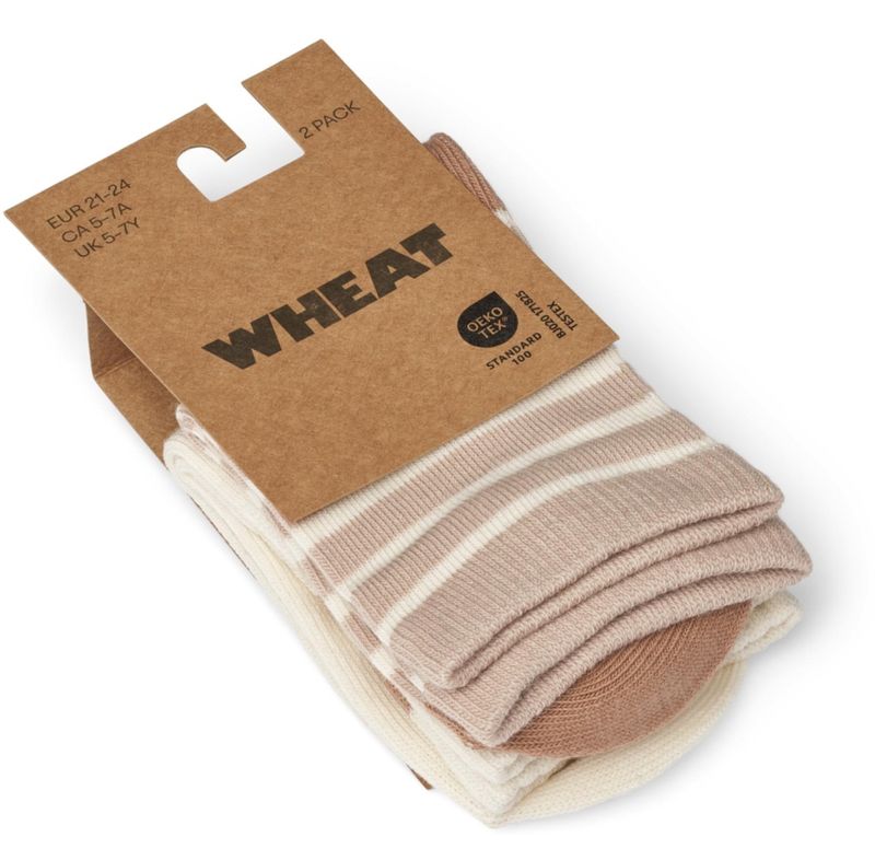 Socks Jamie beige 2-stuks