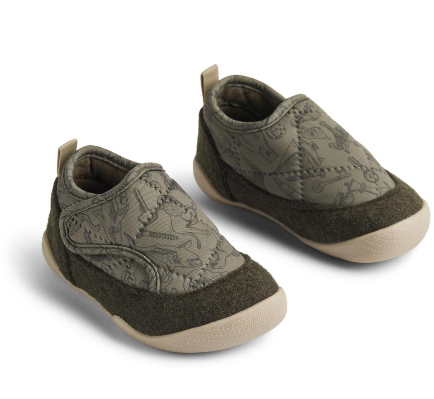 Indoor Shoe Mulle Dark green