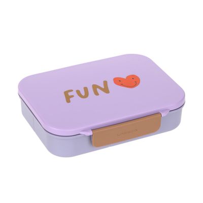 Bento Lunchbox - Little Gang, Heart lilac