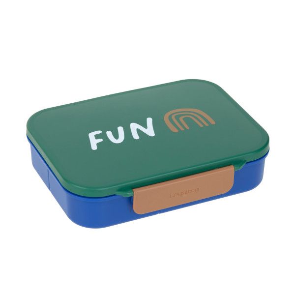 Bento Lunchbox - Little Gang, Rainbow green