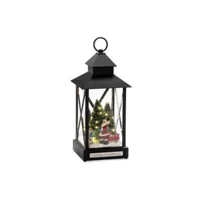 Led-Lantaarn kerstman met lichteffect