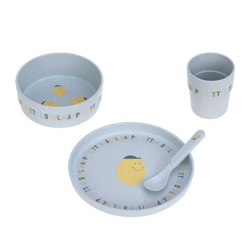 Dinner set Happy Fruits citroen
