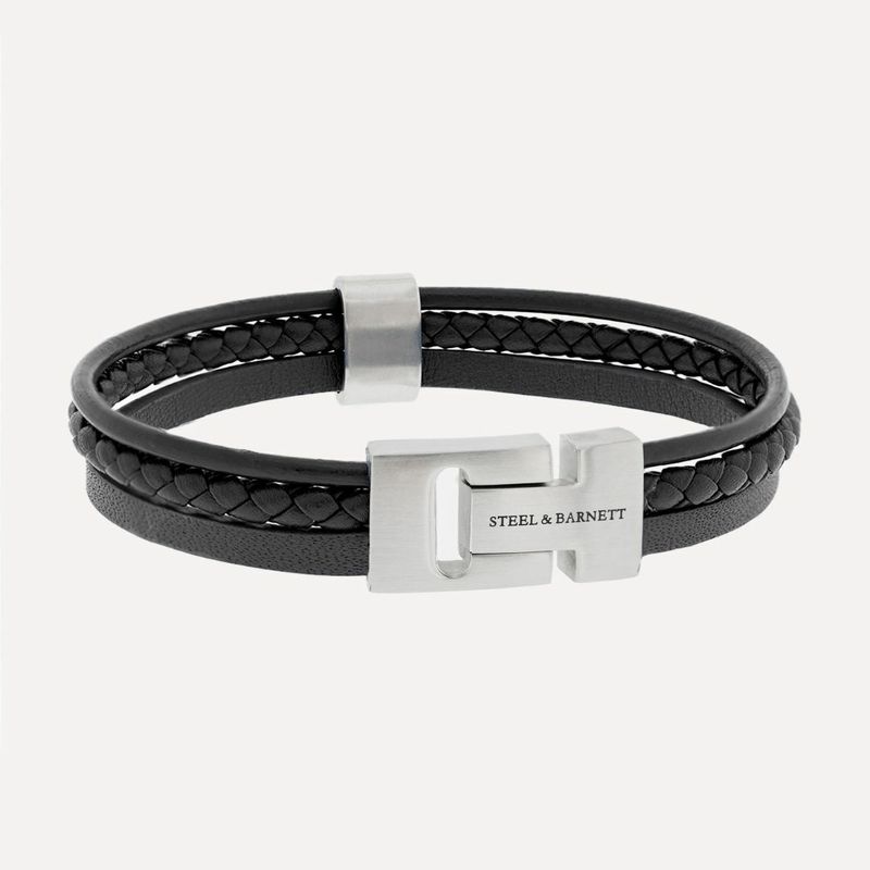 Leren Armband Casual Cole Zwart