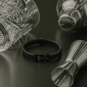 Leather Bracelet Harrison Black Edition