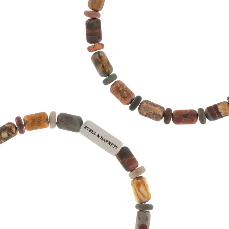 Colourful Cal Edelsteen Armband Mat Natuurgroen