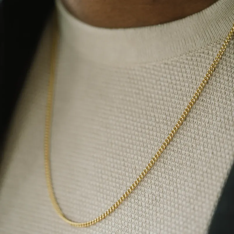 Minimal Verstelbare Halsketting 18K Goud 50-60cm/24