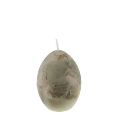 Deco Kaars Marble Egg S Deco Kaars Marble Egg S
