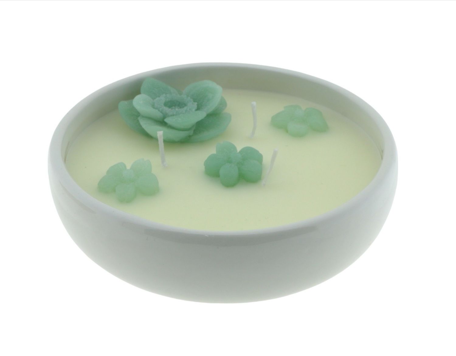 Kaars deco Flower “Celadon” Kaars deco Flower “Celadon”