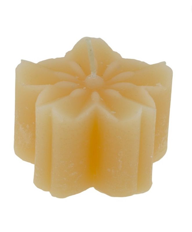 Kaars deco Blossom “Zand”