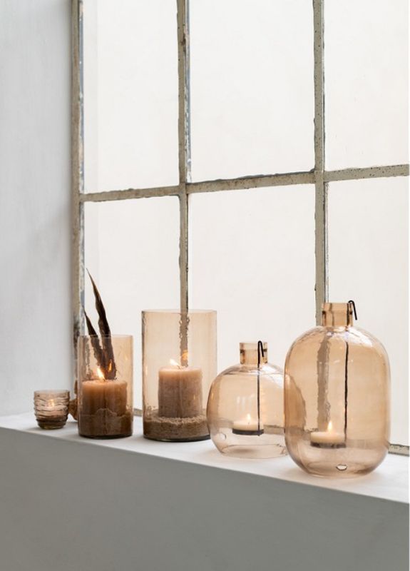 Pillar Candle 9x15cm “Sand”