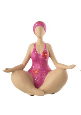 Vrouw Yoga Zittend