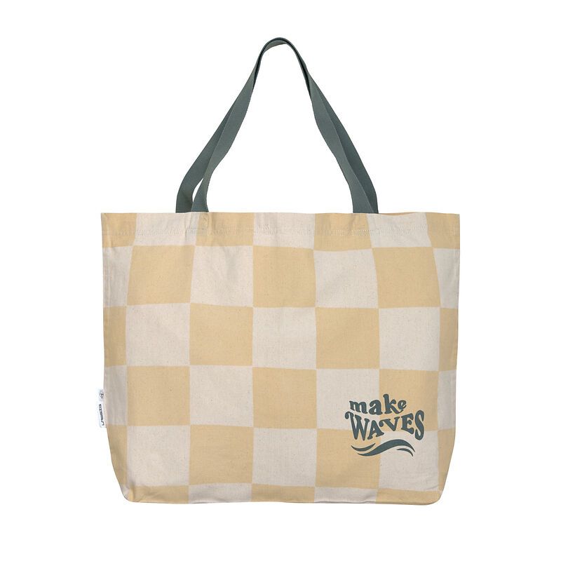 Beach Shopper - Ruitjespatroon, vanille zeezout