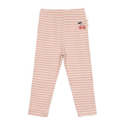 Legging Ribbed Cherry peach