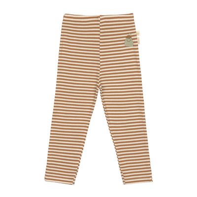 Legging Ribbed Pear caramel