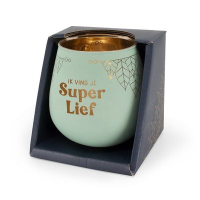 Sfeerlichthouder - Ik vind je lief