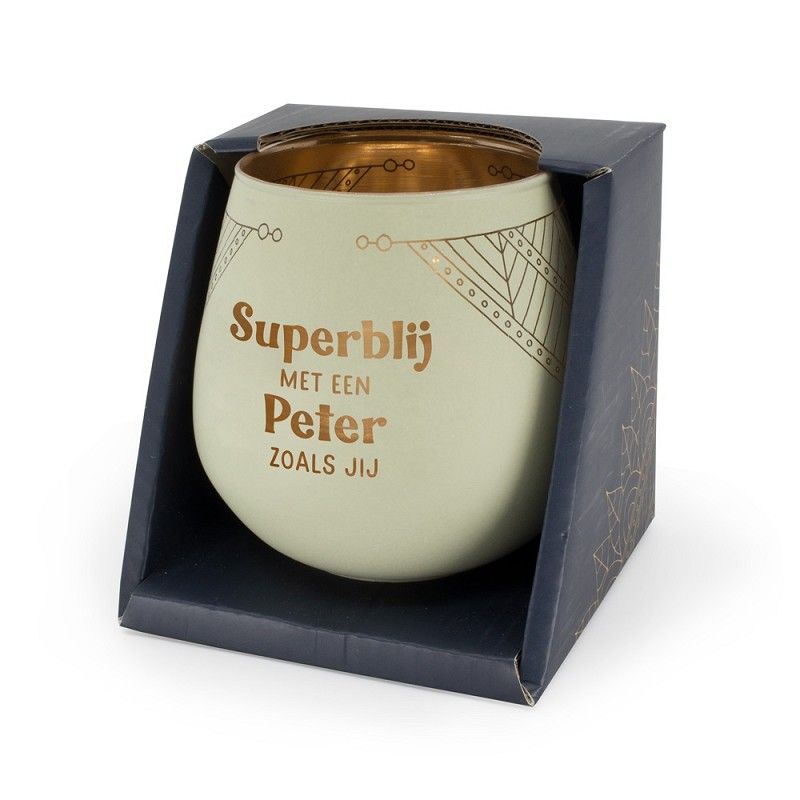 Sfeerlichthouder - Superblij Peter