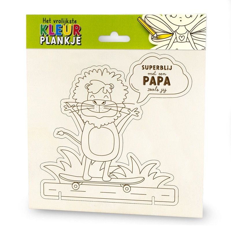 Kleurplankje - Papa