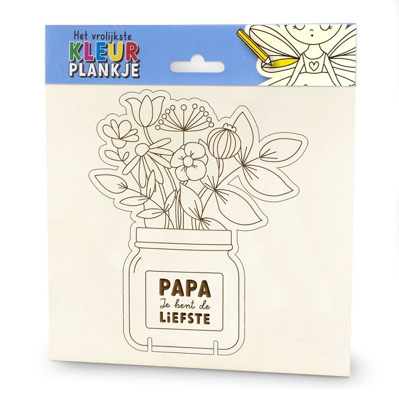 Kleurplankje - Liefste papa