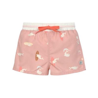 Boardshorts Dolphin Peach – SPF 50+