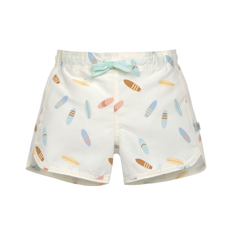 Boardie Shorts Kids – Surfboards Sea Salt met SPF+50