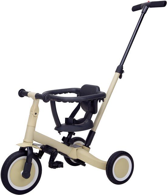 Lio - 4 in 1 Driewieler Met Duwstang - Pistache