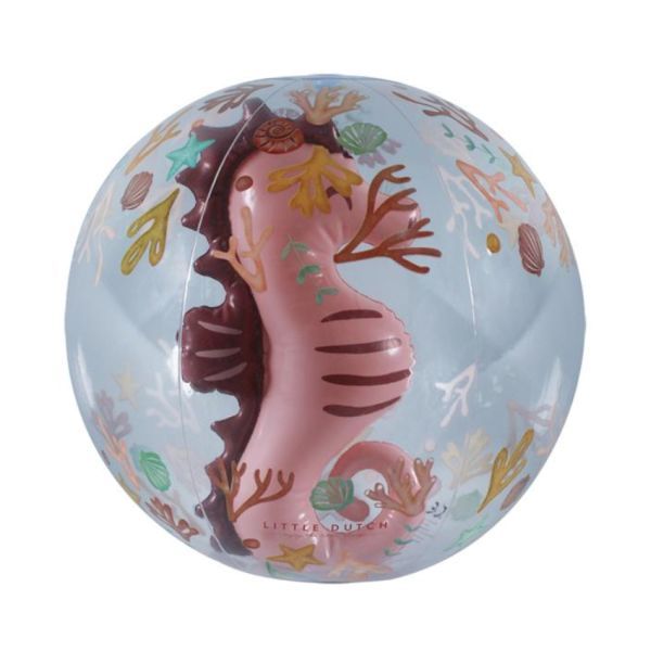 Little Dutch Ocean Dreams Strandbal 3D Figuur Roze