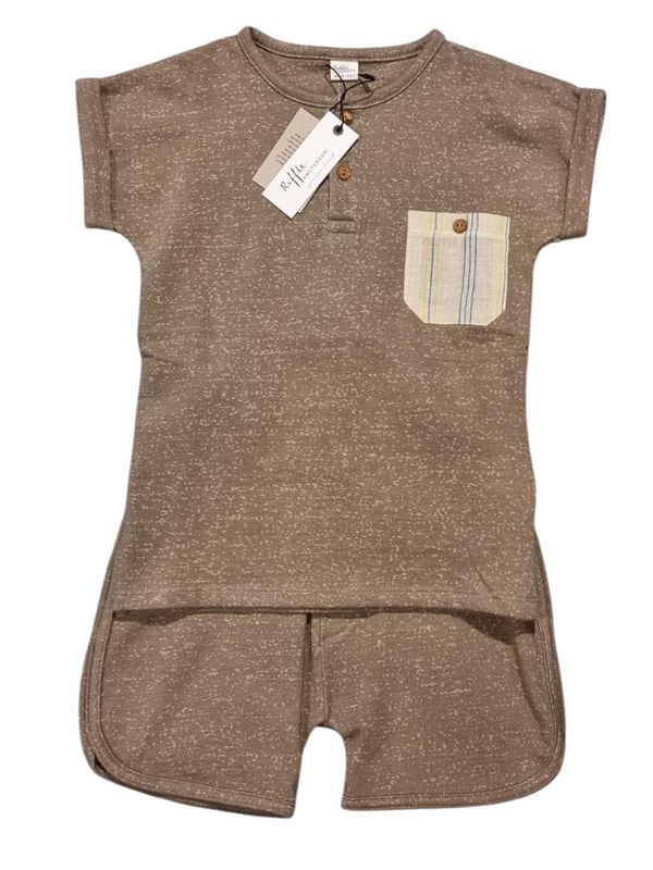 Set-2 T-shirt + Short – maat 74/80 of 110/116