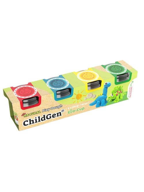 PLAY DOUGH ECOCUP 4 PCS – BL-GE-RO-GR