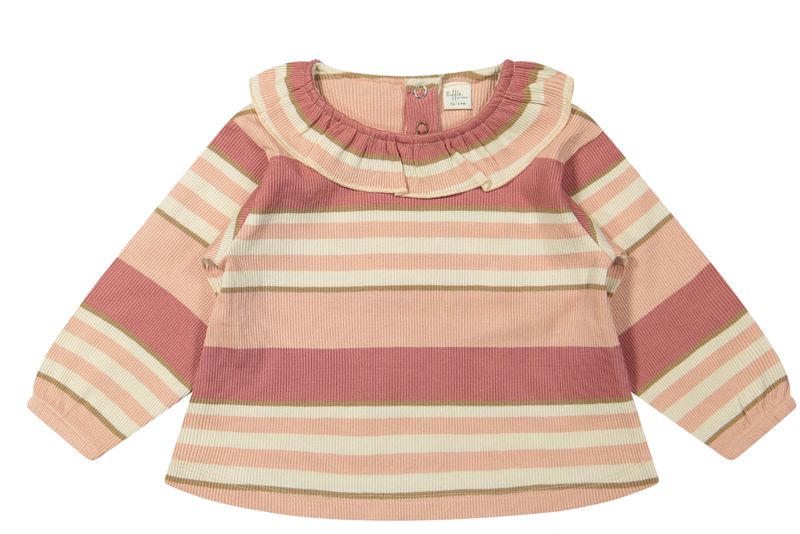 Blouse ‘Derby Rib Stripe Pink’
