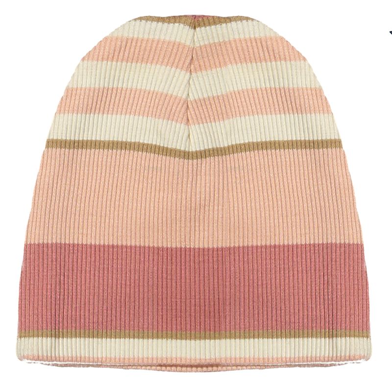 ​Mutsje ‘Derby Rib Stripe Pink’ NEW BORN