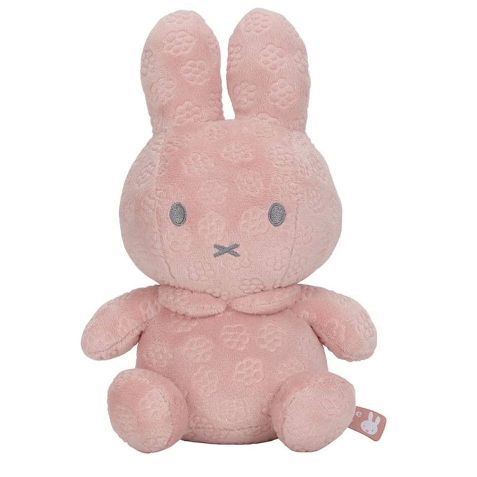 Nijntje knuffel 20cm pink flower