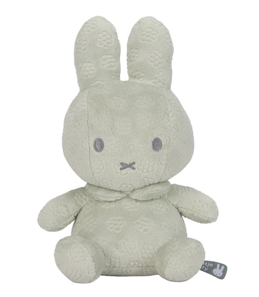 Nijntje knuffel 20cm green flower