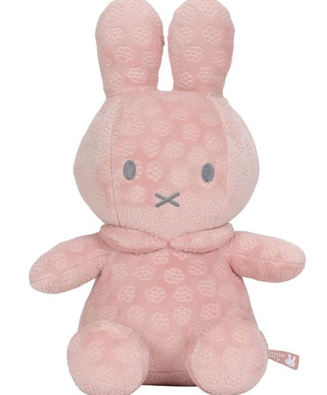 Nijntje knuffel 30cm pink flower