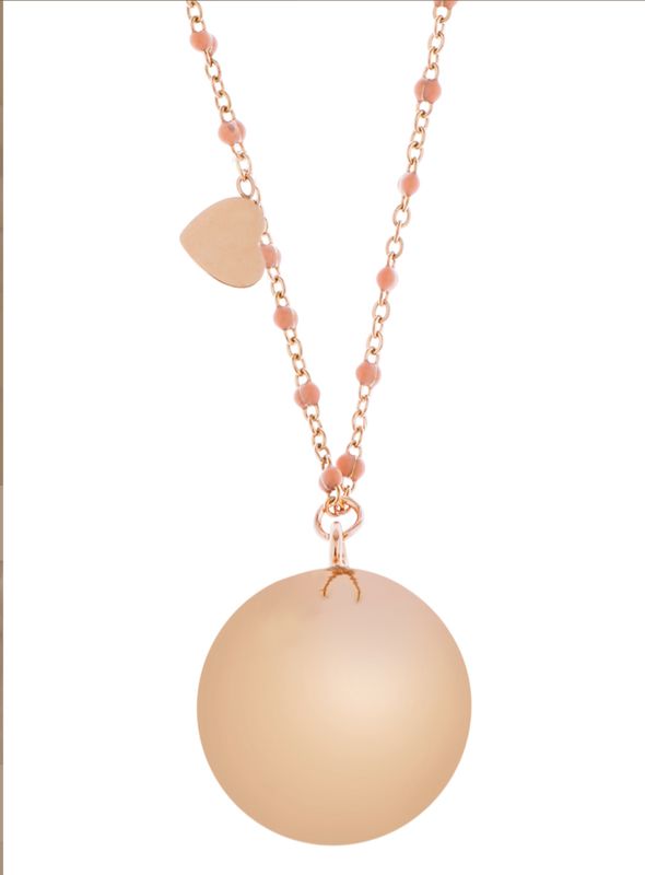 Bola zwangerschapsketting"Fijne roze/roze"