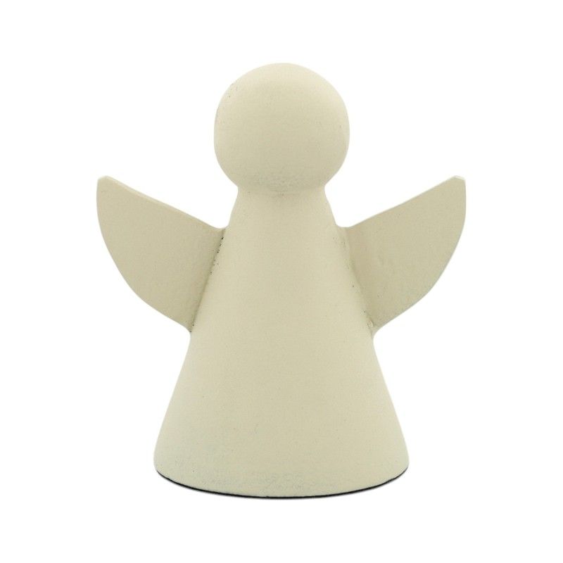 Crèmekleurig engelenbeeldje van Home Society, perfect als kerstdecoratie.