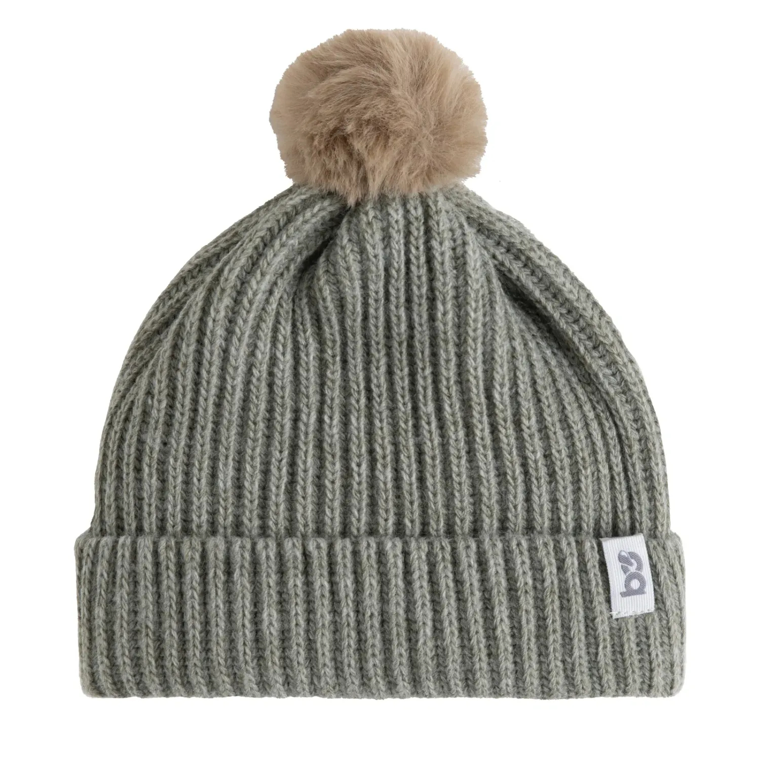 Mutsje met pompon Cool urban green Mutsje met pompon Cool urban green