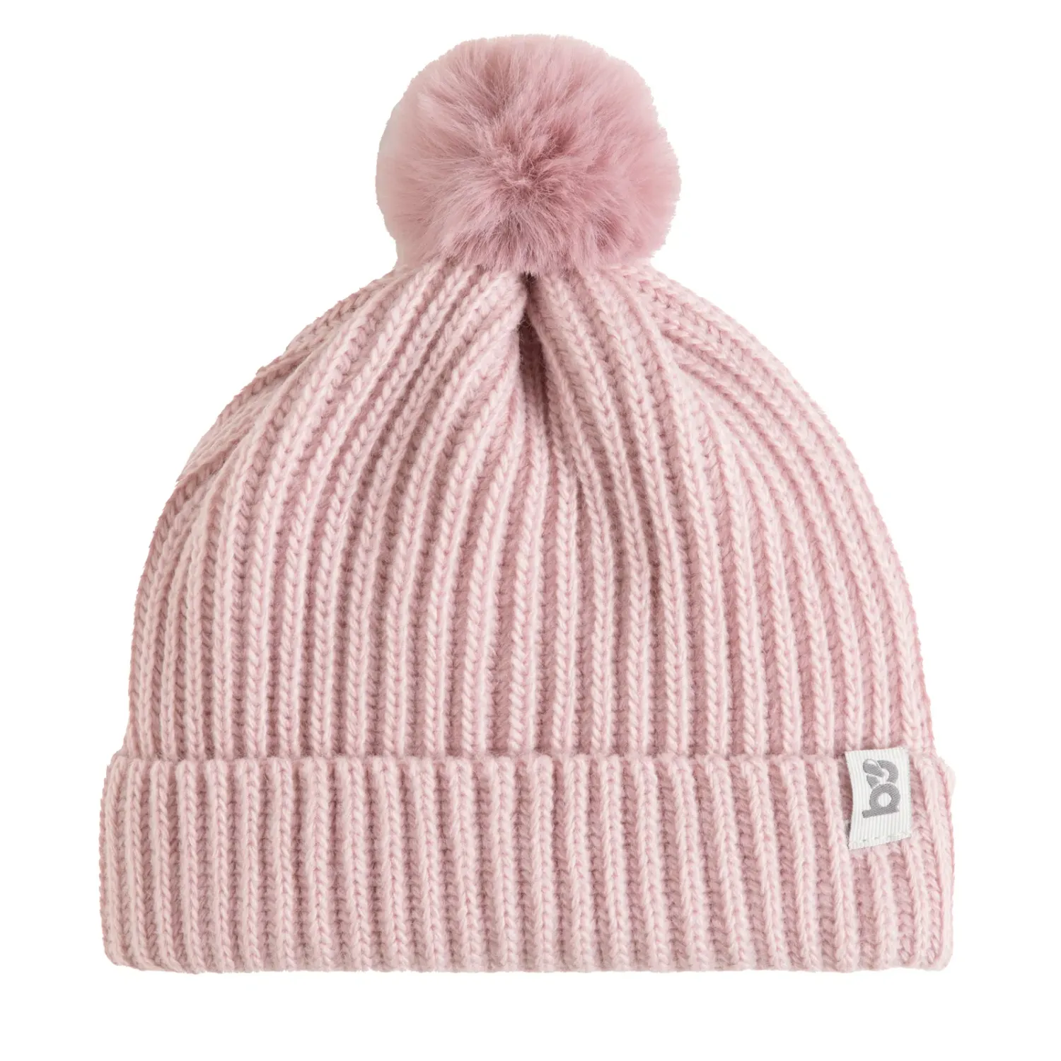 Mutsje met pompon Cool oud roze