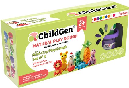 PLAY DOUGH MINI CUP 8 PCS