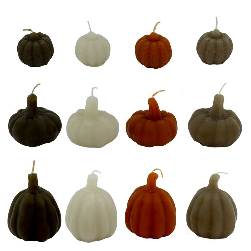 Deco Kaars Pumpkin set-3 Deco Kaars Pumpkin set-3
