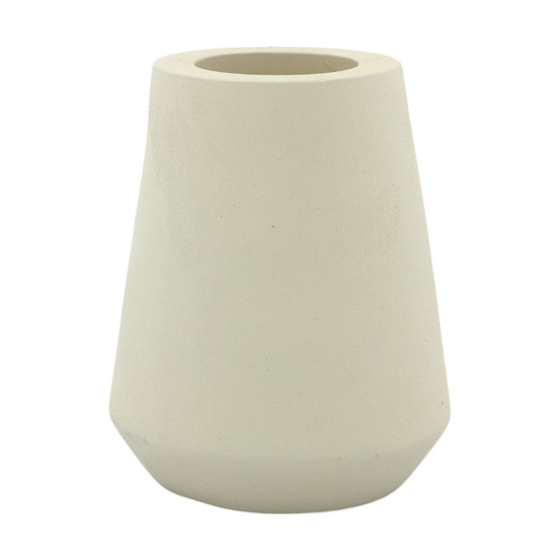 Kandelaar XL Kumo L van metaal in strak design, geschikt voor grote dinerkaarsen.