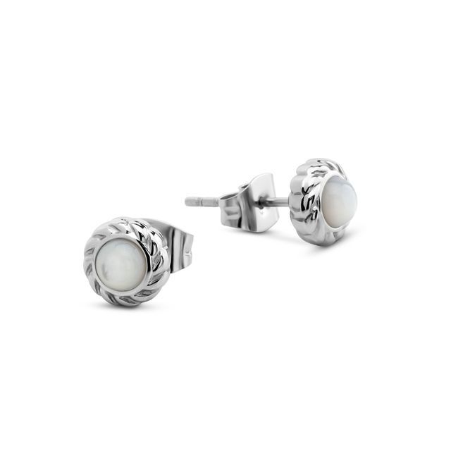 FR Leona earring,SS MOP