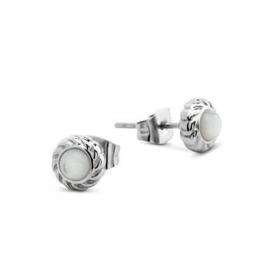 FR Leona earring,SS MOP